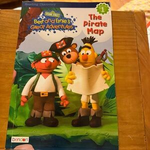 Sesame Street Bert and Ernie’s Great Adventure The Pirate Map Book Level 1